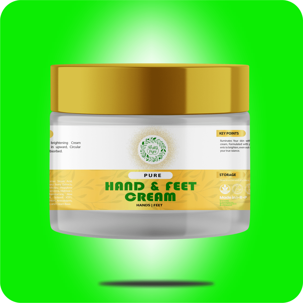 Hand & Feet Cream - Cream | Fruity Pure